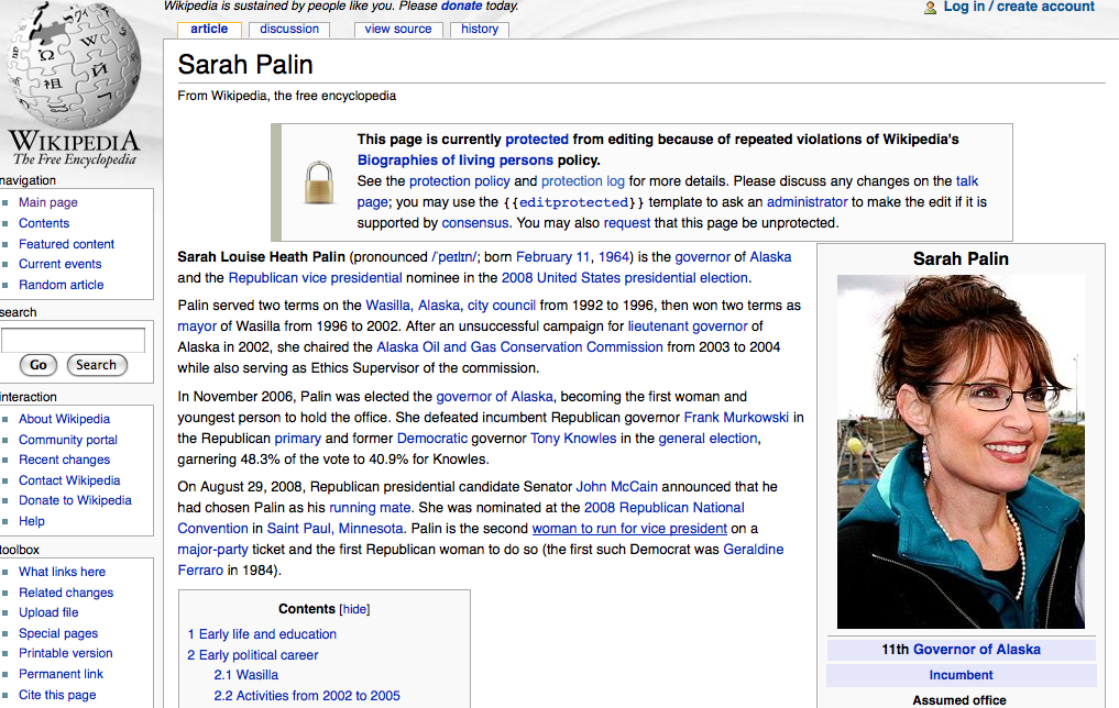 Palin Wiki