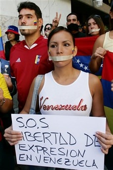 Caracas protest
