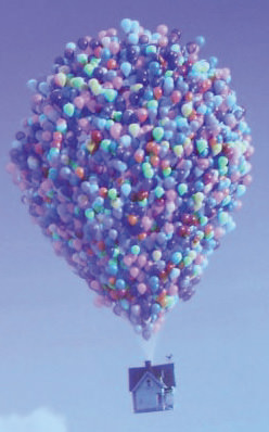 You can use these balloons to float in the sky and also to make your voice sound funny. 
