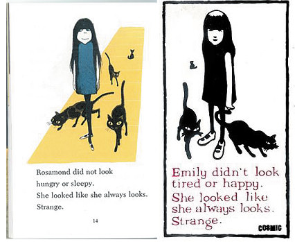 These images are totally different because one only has three cats