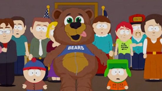 Prophet Muhammed, South Park, bear suit