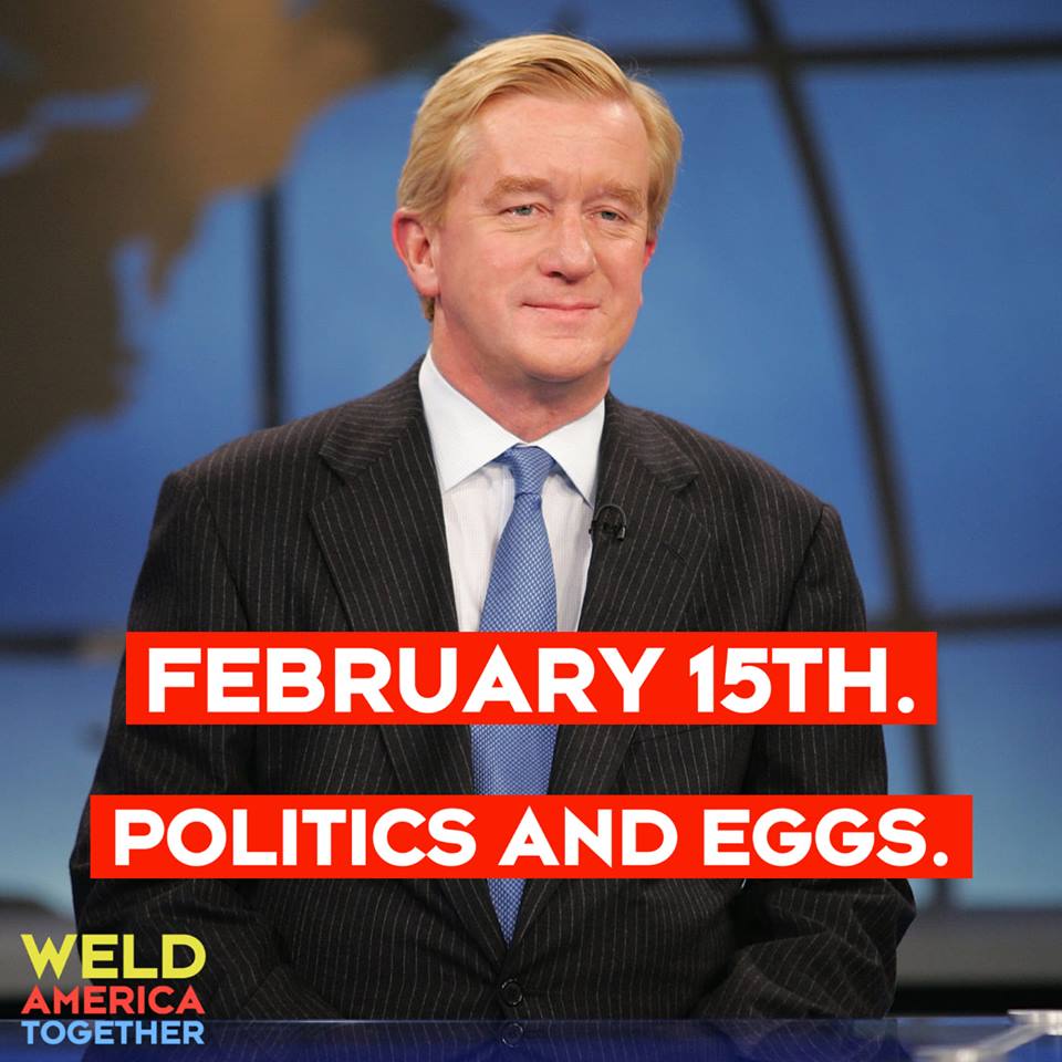 Look who's ready to eat! ||| People for Bill Weld Facebook page