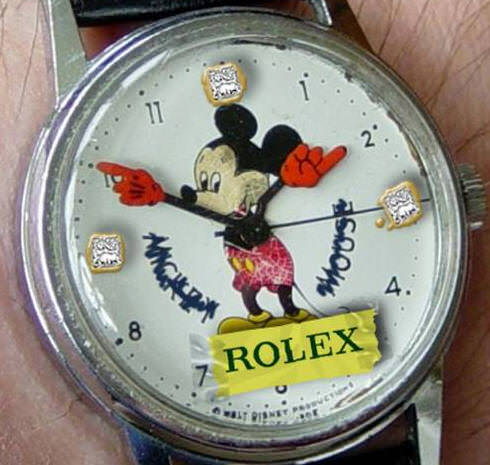 fake rolex v real in Europe
