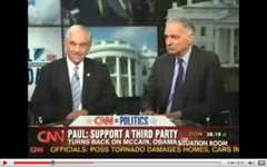 Ron Paul and Ralph Nader sit next to each other on TV