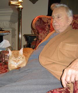 With matching cat