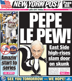 My French wife loves the New York Post