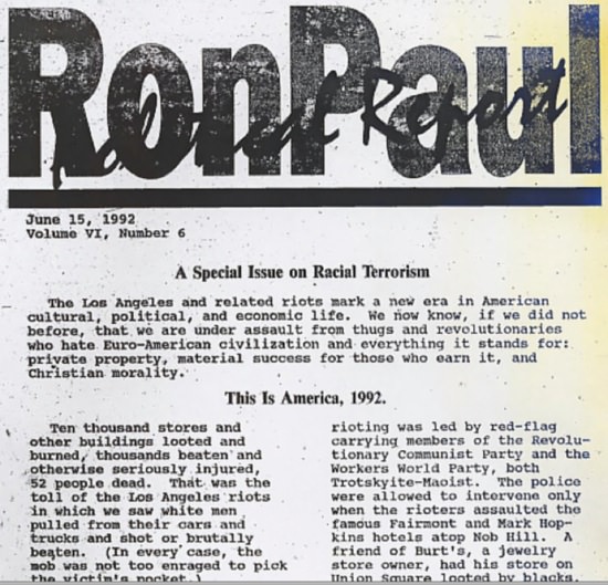 Ron Paul's Foul Old Newsletters Back in the News - Hit & Run ...