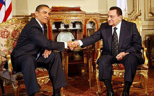 Departing from decades of sound foreign policy, the radical, secret Muslim Bill Ayers protege Barack Obama shakes hands with a dictator. 