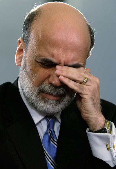 You say Ben Bernanke is unfeeling? Just look at the man! 