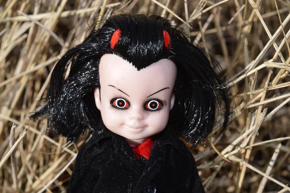 evil girl doll