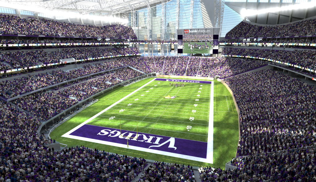 Please do not Google how much taxpayer money was spilled on this thing. ||| Minnesota Vikings