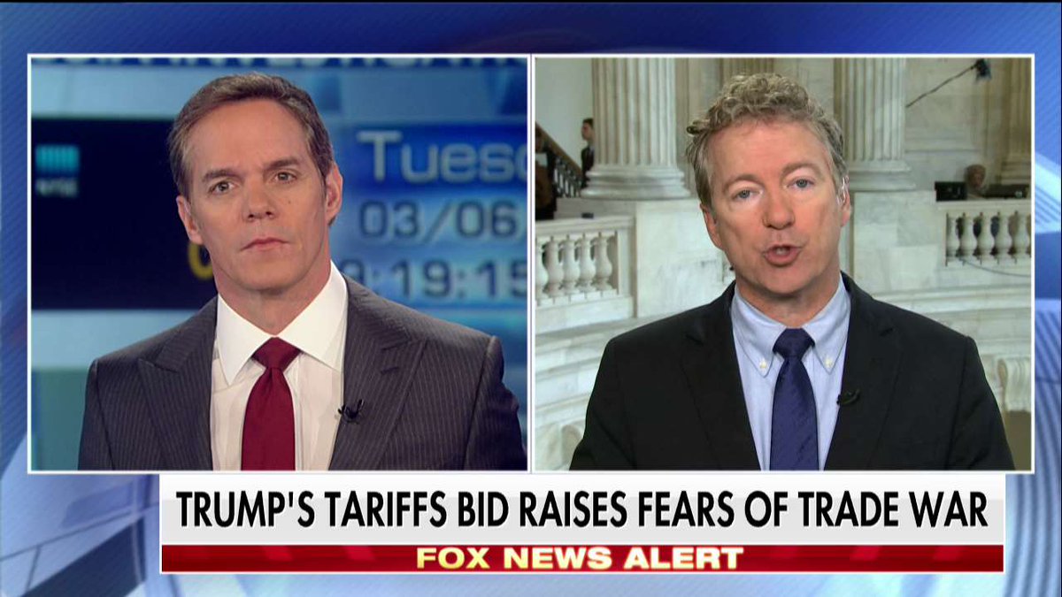 Rand Paul talking on Fox this morning. ||| Fox News Channel