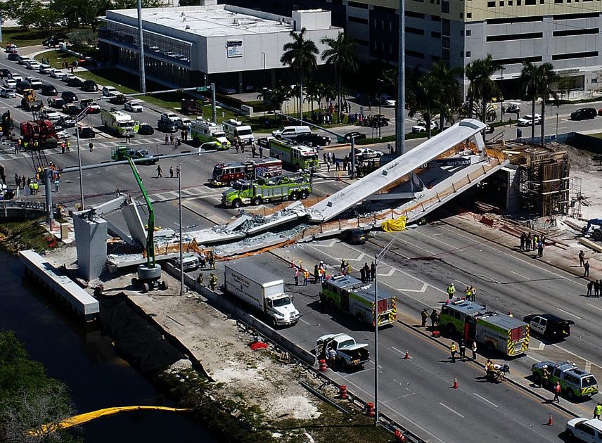 Collapsed Fiu Bridge Was Funded By Federal Grant Program Criticized For Shoddy Politicized Review Process Reason Com