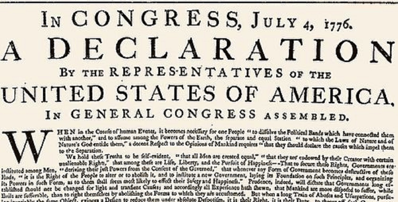 Declaration Of Independence Text In Modern Language