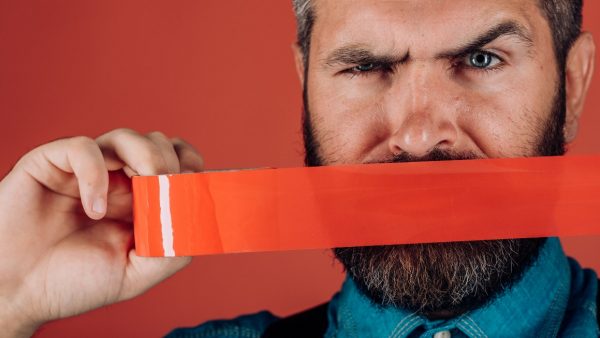 Is this image illustrating censorship or kinky play? Do you want the government to decide?