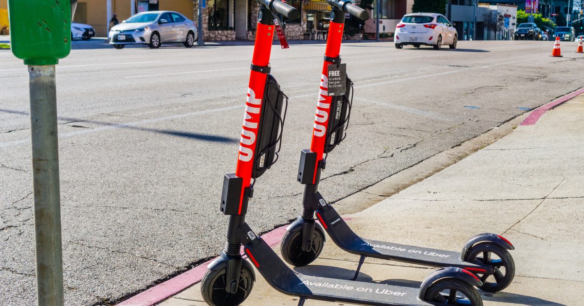 jump uber scooter