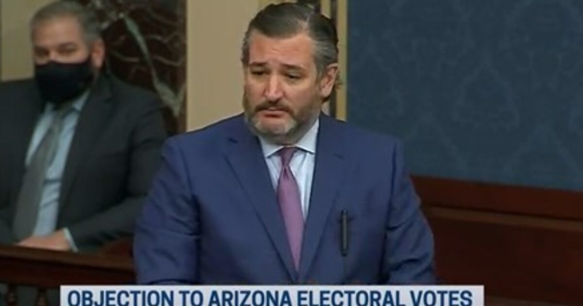 Ted Cruz's Legally Groundless Challenge to Biden's Electoral Votes Was a Disgrace That Should …