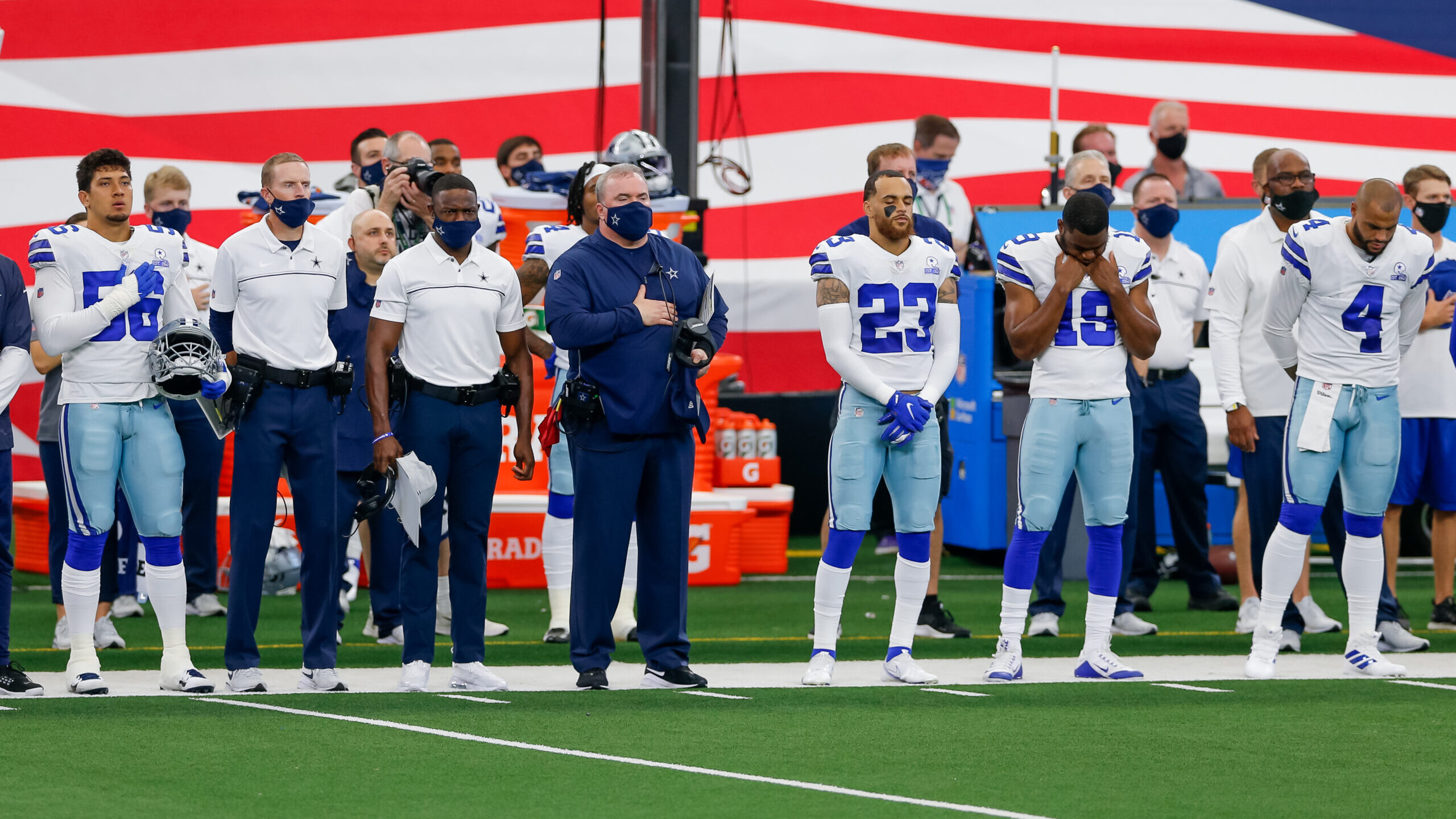 Americans opposed to pro sports leagues requiring standing for anthem