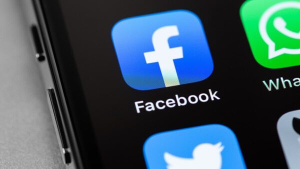 social media icons on a smartphone