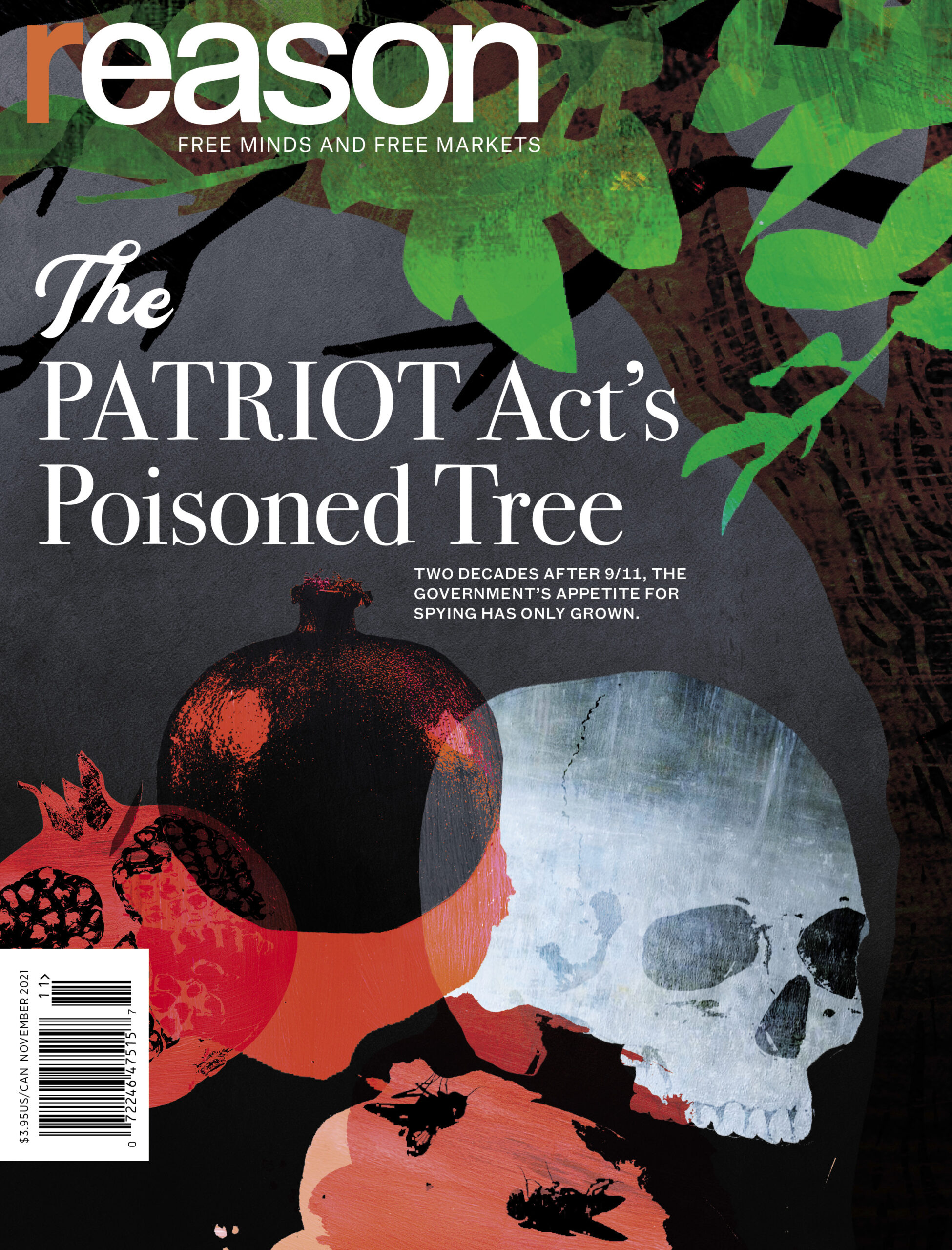 Reason Magazine, November 2021 cover image