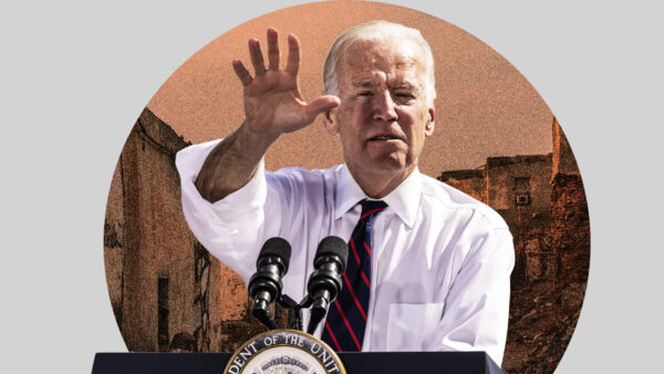 Biden giving a speech about yemen