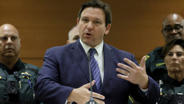 Florida Gov. Ron DeSantis speaking