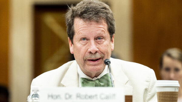 FDA Commissioner Robert Califf testifying