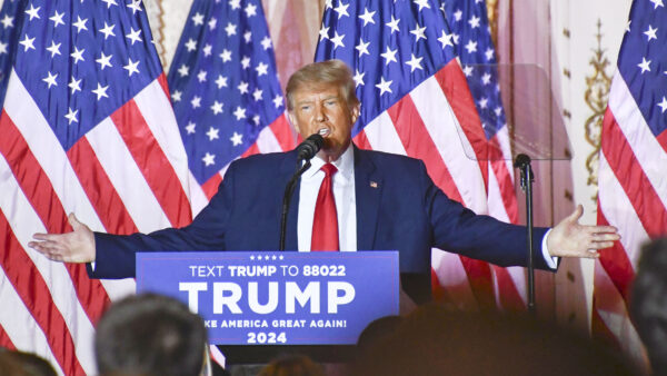 Donald Trump announced his candidacy for president in 2024
