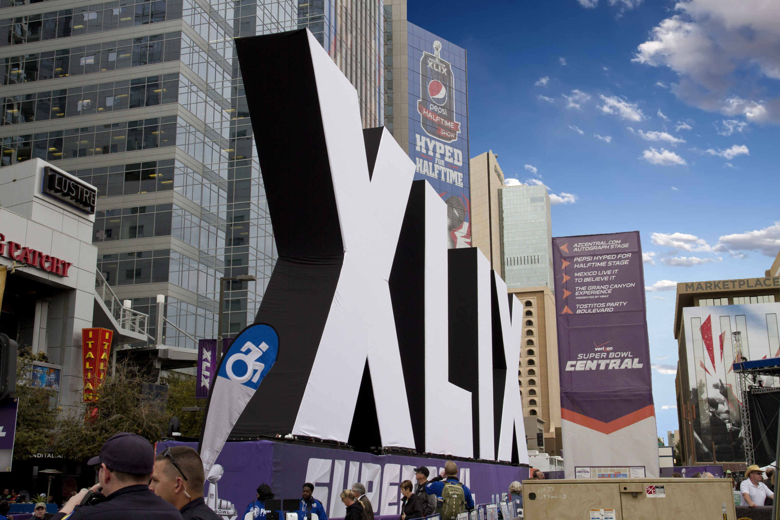 NFL Shop at Super Bowl sale today in downtown Phoenix