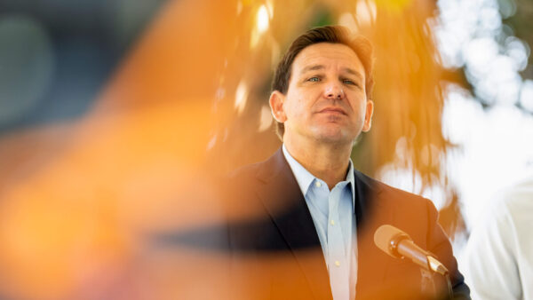Florida Gov. Ron DeSantis speaks at a press conference in December 2022