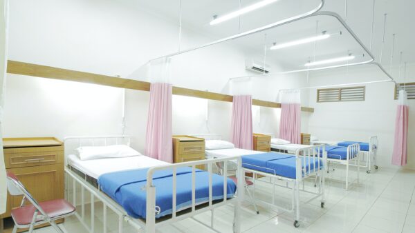 empty hospital beds