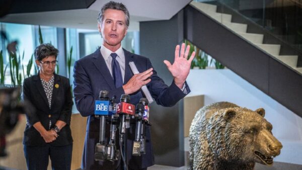 Gavin Newsom California governor state government veto presidential race