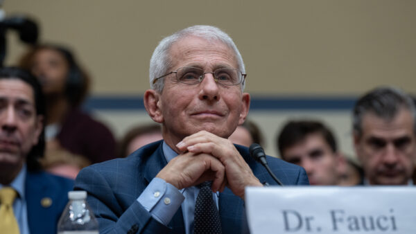 Anthony Fauci at a congressional hearing