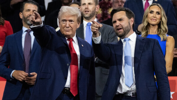 Donald Trump and J.D. Vance at the 2024 Republican Convention