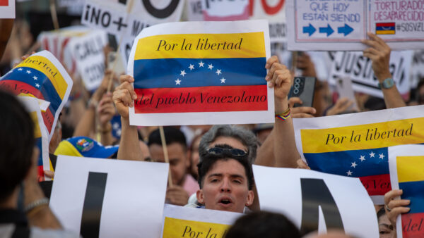 Protests against Maduro in Madrid, Spain