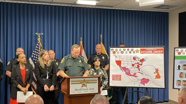 Polk County, Fl Grady Judd at press conference