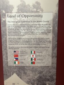 San Mateo County History Museum plaque