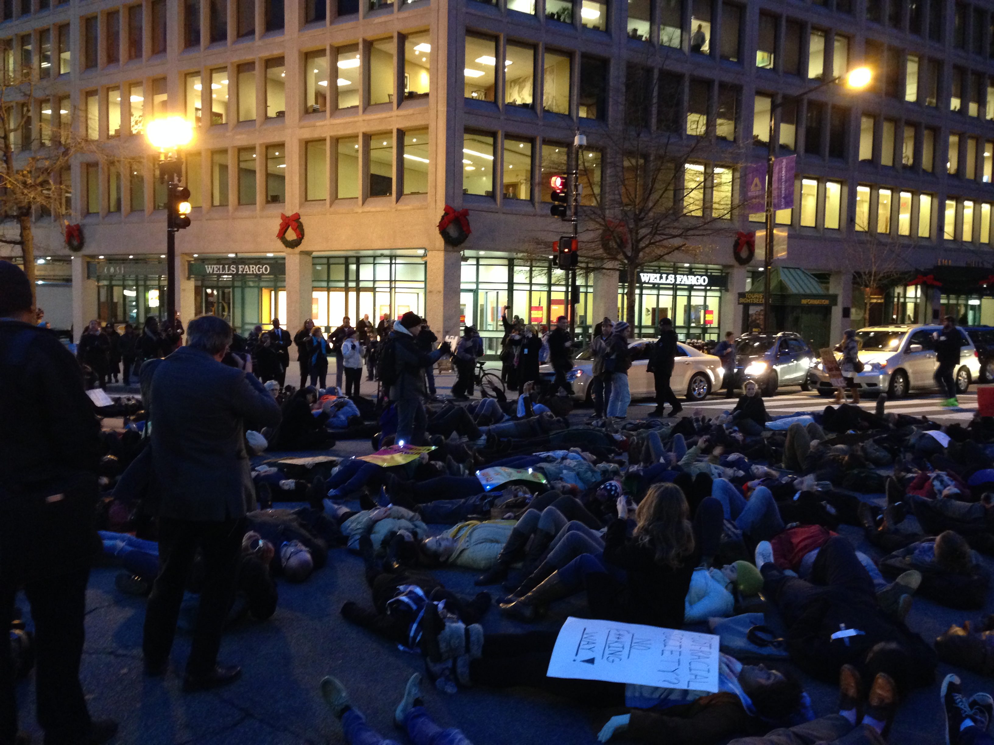 #DCFerguson protesters near the White House