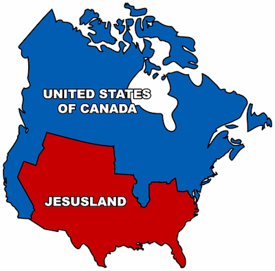 Jesusland vs. United States of Canada