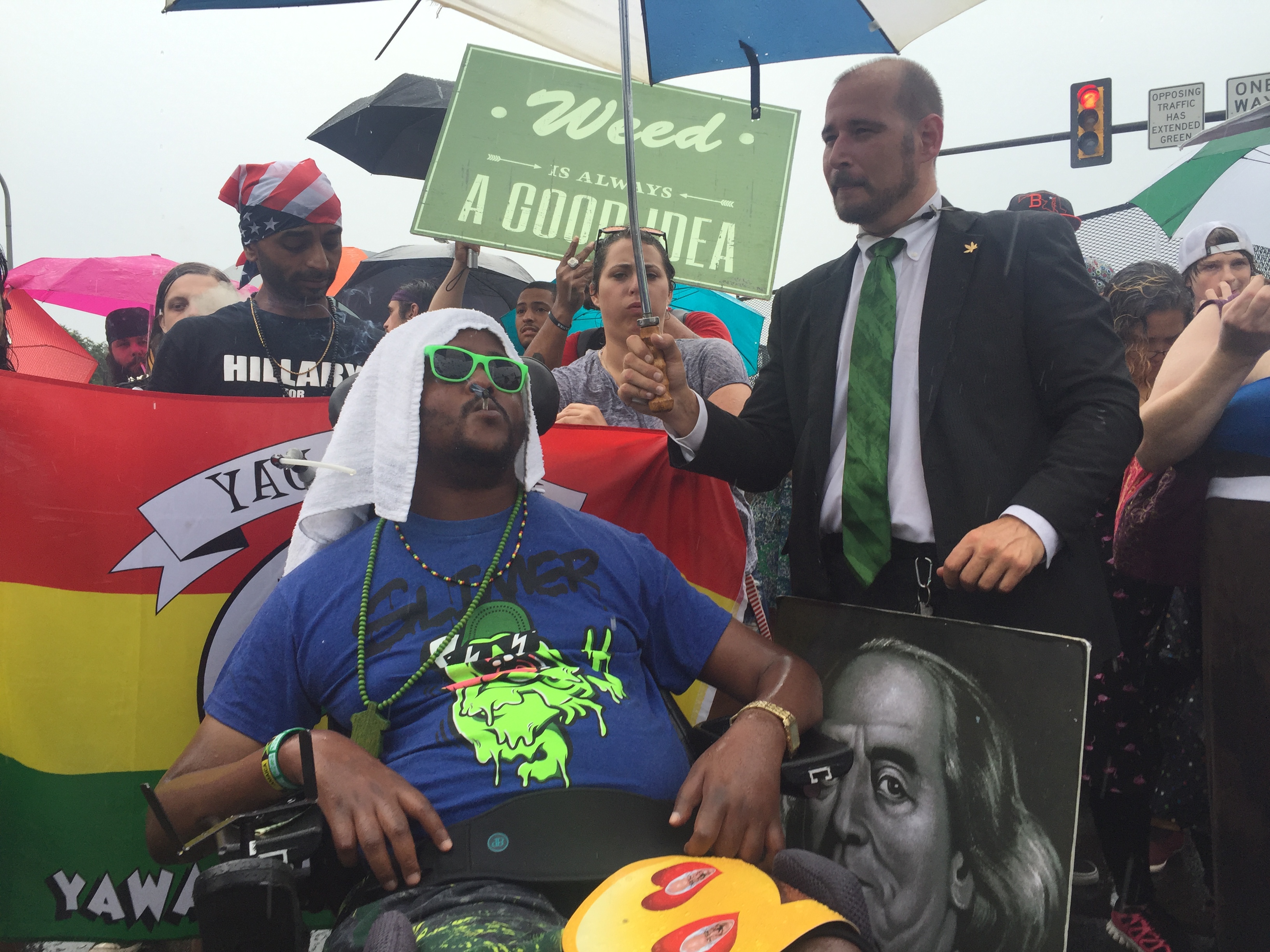 DNC Cannabis March Smoke-in