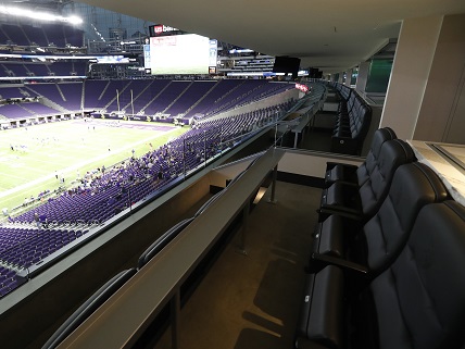 Minnesota Vikings Us Bank Stadium In Minneapolis Stock Photo