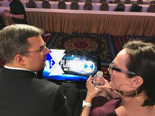 Justin Amash and Kennedy, in Vegas. ||| Matt Welch